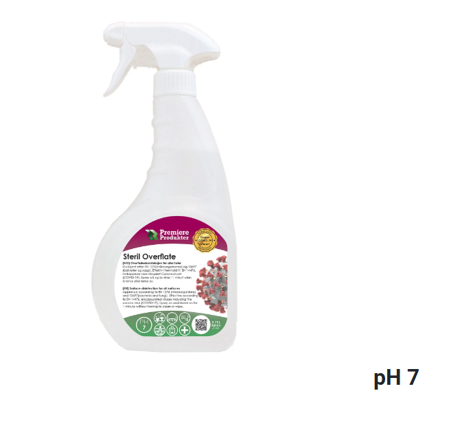 Steril Overflate – Effektiv Overflatedesinfeksjon *fl a 0,75lt
